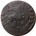 1 копейка 1713 год МД Пётр I (1699 - 1725) - VF+