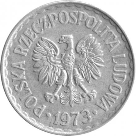 Польша 1 злотый 1973 год