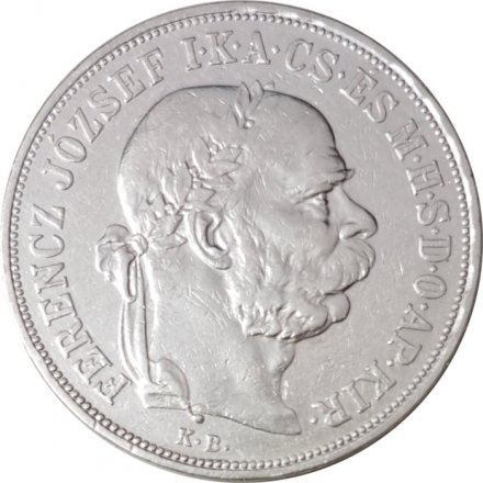 Венгрия 5 крон 1900 год