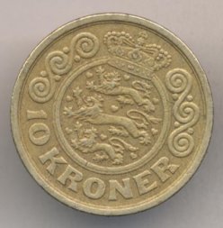 Дания 10 крон 1999 год