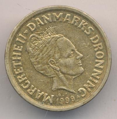 Дания 10 крон 1999 год