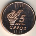 Болгария 5 евроцентов 2004 год