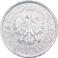Польша 10 грошей 1974 год