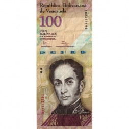 Венесуэла 100 боливаров 2012 год - F