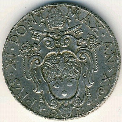 Ватикан 50 чентезимо 1931 год