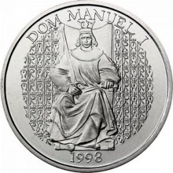 Португалия 1000 эскудо 1998 год - Король Мануэл I