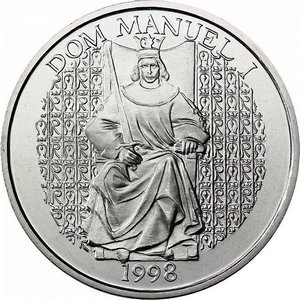 Португалия 1000 эскудо 1998 год - Король Мануэл I