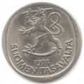 Финляндия 1 марка 1974 год