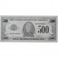 Сувенирная банкнота США 500 долларов - aUNC