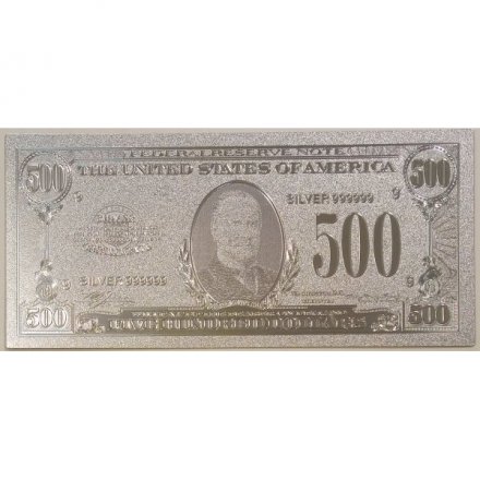 Сувенирная банкнота США 500 долларов - aUNC