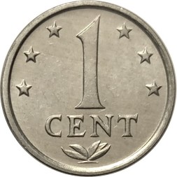 Антильские острова 1 цент 1983 год