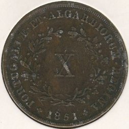 Португалия 10 рейс 1851 год