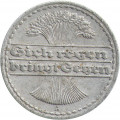 Веймарская республика 50 пфеннигов 1922 год (A)