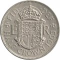 Великобритания 1/2 кроны 1963 год