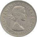 Великобритания 1/2 кроны 1963 год