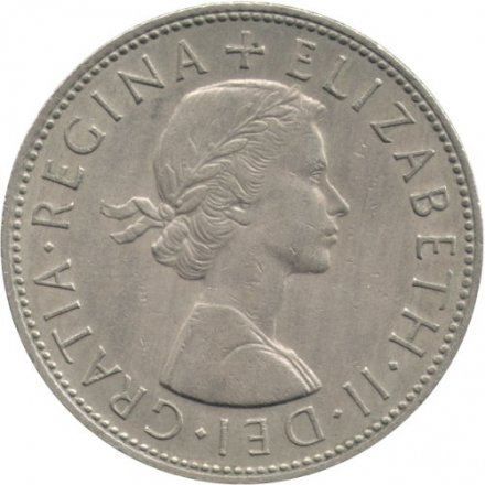 Великобритания 1/2 кроны 1963 год