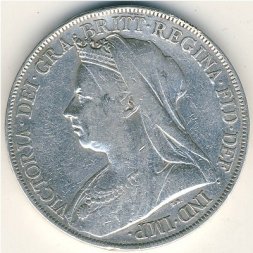 Великобритания 1 крона 1899 год