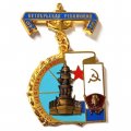 Знак 100 лет шефства над ВМФ. Октябрьская революция