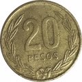 Колумбия 20 песо 1985 год 