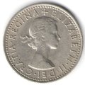 Великобритания 6 пенсов 1967 год