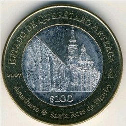 Мексика 100 песо 2007 год
