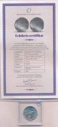 Нидерланды 5 евро 2004 год - Члены Евросоюза (с сертификатом)