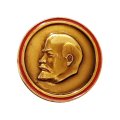 Значок В.И. Ленин, круглый