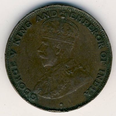 Гонконг 1 цент 1926 год