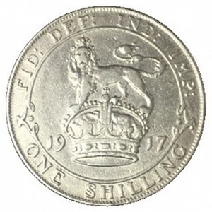 Великобритания 1 шиллинг 1917 год