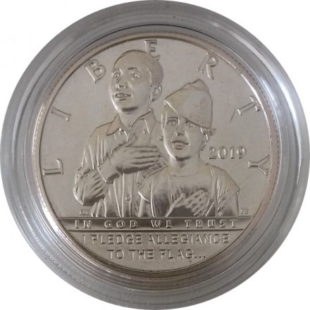 США 1/2 доллара 2019 год - 100-летие Американского легиона UNC