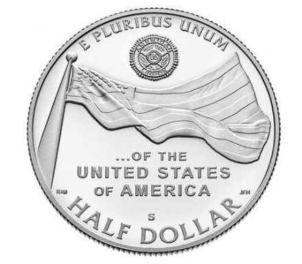 США 1/2 доллара 2019 год - 100-летие Американского легиона UNC