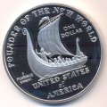 США 1 доллар 2000 год - Лейф Эрикссон Счастливый