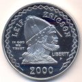 США 1 доллар 2000 год - Лейф Эрикссон Счастливый