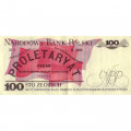 Польша 100 злотых 1988 год - Революционер Людвик Варынский - VF+