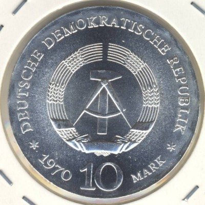ГДР 10 марок 1970 год