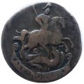 2 копейки 1766 год ЕМ Екатерина II (1762 - 1796) - F