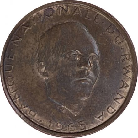 Руанда 5 франков 1965 год
