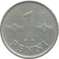 Финляндия 1 пенни 1970 год
