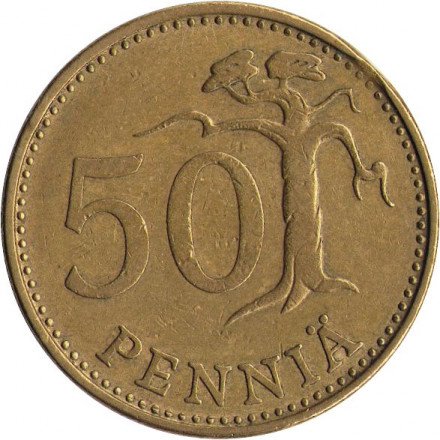 Финляндия 50 пенни 1971 год
