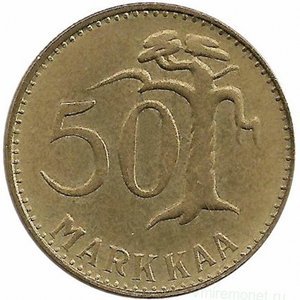 Финляндия 50 марок 1954 год 