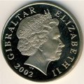 Гибралтар 5 фунтов 2002 год