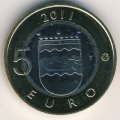 Финляндия 5 евро 2011 год - Уусимаа