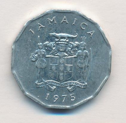 Ямайка 1 цент 1975 год - ФАО