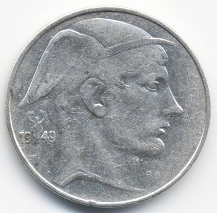 Бельгия 20 франков 1949 год BELGIE