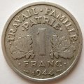 Франция 1 франк 1944 год - C