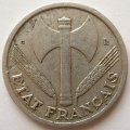 Франция 1 франк 1944 год - C