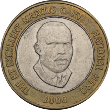 Ямайка 20 долларов 2000 год - Маркус Гарви