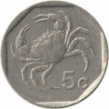 Мальта 5 центов 1995 год - Краб