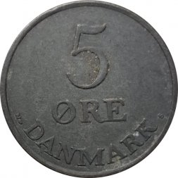 Дания 5 эре 1951 год