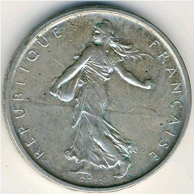 Франция 5 франков 1961 год